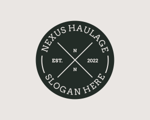 Generic Hipster Brand logo design