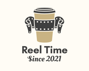 Film Reel Coffee  logo design