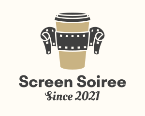 Film Reel Coffee  logo design