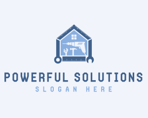 Home Repair Construction Tools logo design