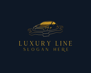 Luxury Car Mechanic  logo design