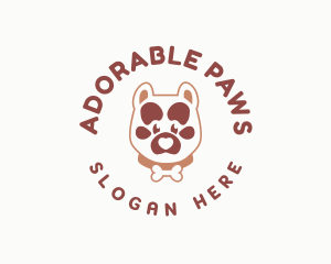 Pet Dog Paw logo design