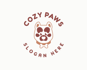 Pet Dog Paw logo design