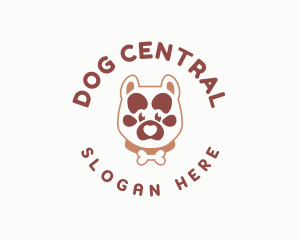 Pet Dog Paw logo design