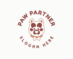 Pet Dog Paw logo design