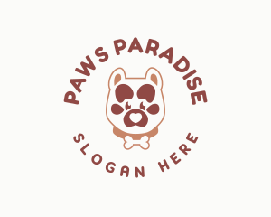 Pet Dog Paw logo