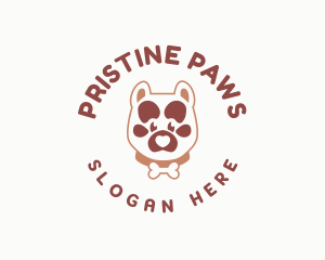 Pet Dog Paw logo design