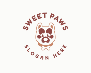 Pet Dog Paw logo design