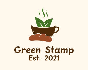 Green Tea Bread  logo design