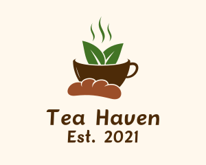 Green Tea Bread  logo design