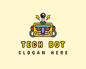 Robot Game Head logo design