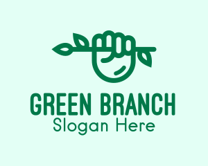 Eco Branch Hand  logo