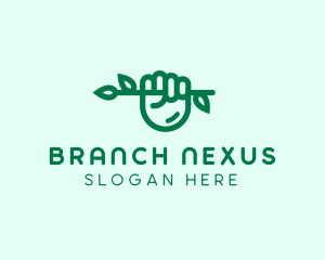 Eco Branch Hand  logo