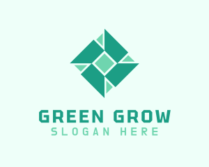 Green Tiles Renovation logo design