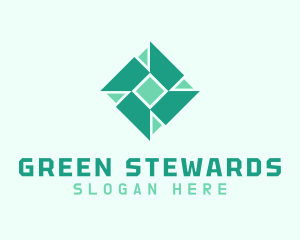 Green Tiles Renovation logo design