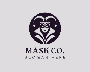 Carnival Mask Mime  logo