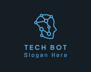 Technology Humanoid Head logo