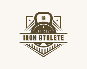 Kettlebell Athletic Gym logo design