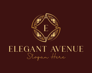 Luxury Ornament Flower logo design