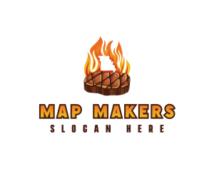 Missouri BBQ Steak logo design