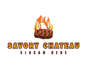 Missouri BBQ Steak logo design