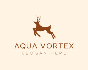 Wild Deer Animal logo design