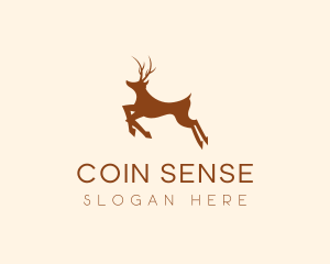 Wild Deer Animal logo design