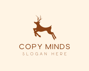 Wild Deer Animal logo design