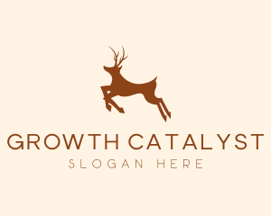 Wild Deer Animal logo design