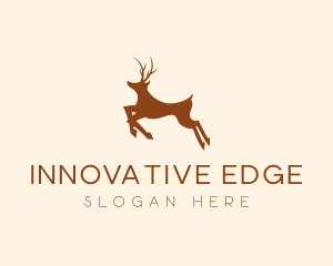 Wild Deer Animal logo design