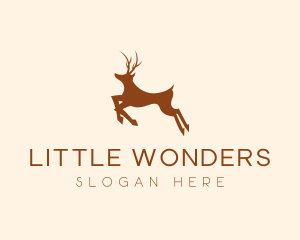 Wild Deer Animal logo design