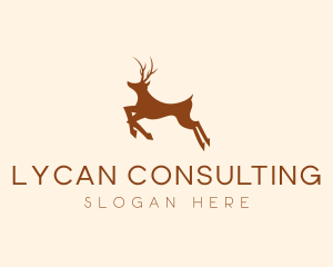 Wild Deer Animal logo design