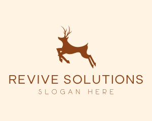 Wild Deer Animal logo design