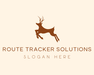 Wild Deer Animal logo design