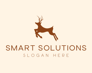 Wild Deer Animal logo design