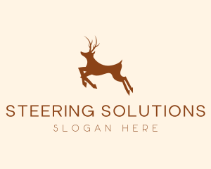 Wild Deer Animal logo design