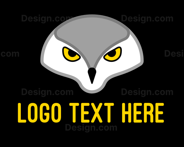 Wild Owl Head Logo