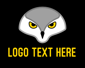 Wild Owl Head logo