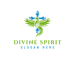 Divine Cross Dove logo