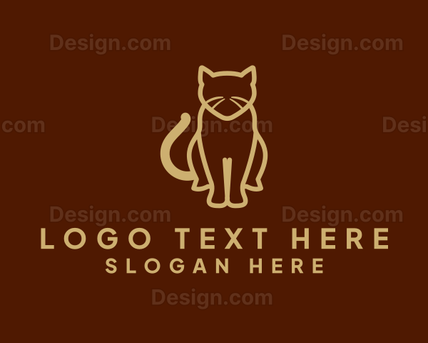 Cat Kitten Animal Logo