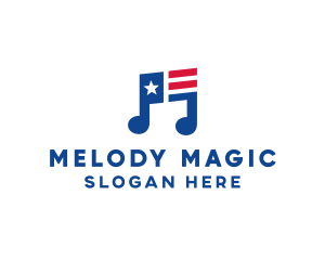 American Musical Note logo