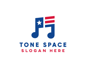 American Musical Note logo