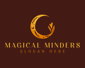 Magic Moon Floral logo design