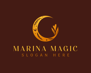 Magic Moon Floral logo design