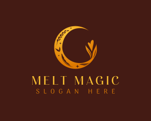 Magic Moon Floral logo design