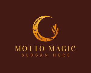 Magic Moon Floral logo design