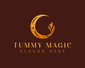 Magic Moon Floral logo design