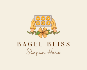 Bagel Bread Pastry logo design