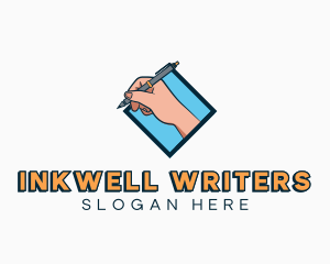 Hand Pen Writing logo