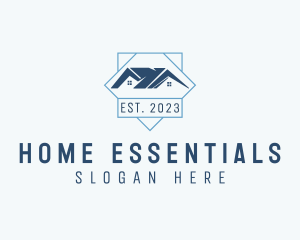 Home Improvement Roof logo design